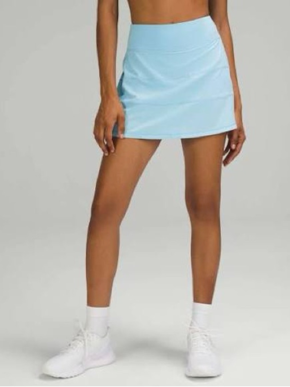 New Lululemon athletica Blue Pace Rival long skirt  Active Skort 6 - Picture 5 of 11